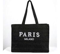 Shein Bolso tote grande de paja para mujer de Royalfashion - Estilo París Milán