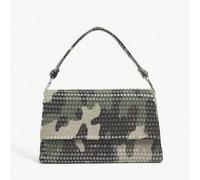 Shein Bolsos de mano para mujer, estampado de camuflaje, lentejuelas transparentes, de moda, elegantes, sencillos, personalizados, versátiles, clásicos, par
