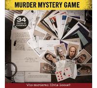 Shein Boon Cold Case: Juego de mesa de detective - Kit de investigación de crímenes sin resolver, incluye 34 piezas de evidencia y pistas en el buzón en lín