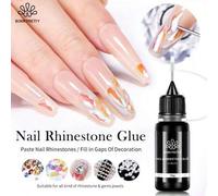 Shein BORN PRETTY 10g Pegamento de Rhinestone para Uñas, Súper Fuerte para Decoración de Uñas con Gemas 3D, Cristales y Cuentas