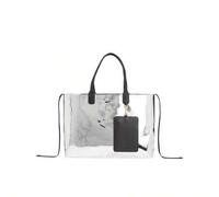 Shein Borsetta Iconic Women's Metal Tote Bag Silver