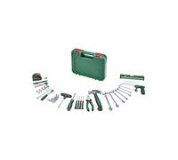Shein Bosch Advanced Juego herramientas manuales, 64 piezas (kit bricolaje; alta calidad; ergonómico; alicates, llaves, destornillador, carraca, flexometro,