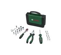 Shein Bosch Home and Garden Mobility Juego de Herramientas Manuales, 26 Piezas Kit de Herramientas Compacto y Portátil para Tareas de Bricolaje, Carraca de