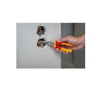 Shein Bosch Professional alicate de punta larga curvada de 40° VDE de 200 mm (certificado hasta 1000 V, aislado con poliuretanos termoplásticos (TPU))