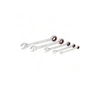 Shein Bosch Professional Juego de Llaves de Carraca, 5 Piezas, Medidas Estándar de 8 mm a 19 mm, Acero al Cromo-Vanadio, en Bolsa de Lona Plegable