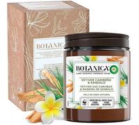 Shein Botanica by Air Wick Vela XL Aromática, Cera Natural, 500 gr, Aroma Vetiver Caribeño y Sándalo o Vainilla y Magnolia del Himalaya ENTREGA 24/48 HORAS