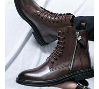 Shein Botas Chelsea, botas de media caña de estilo británico, botas vaqueras occidentales, adecuadas para montar de forma casual al aire libre, talla un núm