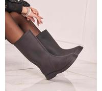 Shein Botas de goma con suela gruesa y asa de transporte