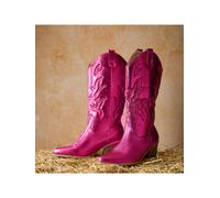 Shein Botas de moda con flecos para mujer, botas occidentales blancas de vacaciones que combinan con minifalda, para usar con suéter, regalos de invierno, e
