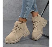 Shein Botas de moda para exteriores, suaves y transpirables, para otoño/invierno. Suela gruesa, ligeras y cómodas para vacaciones, viajes y festivales. Adec