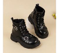 Shein Botas de niña, nuevas botas de tobillo de verano para niños, primavera/otoño, estilo princesa/show/motocicleta, invierno
