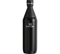 Shein Botella de agua de 600ml All Day Slim (Negro brillante)