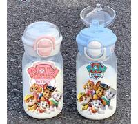 Shein Botella de agua de plástico de Paw Patrol de 17 onzas, vaso con doble pajita de gran capacidad, botella de agua deportiva portátil para exteriores, ad