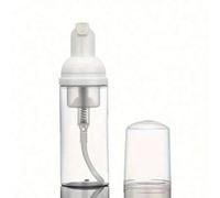 Shein Botella de plástico transparente con espuma, botella de plástico sin perfume para desinfección de manos, limpiador de pestañas y champú de viaje
