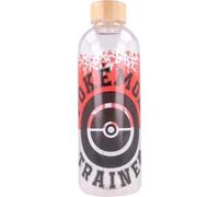 Shein Botella Pokemon Grande Vidrio, Reutilizable, Sin BPA, Tapón Hermético, 1030 ml, Licencia Original 100%, Botella Ecológica Pokemon, Kiglam. Envios 24-4