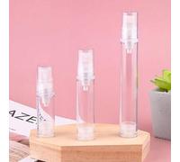Shein Botella rellenable de 10ml, botella de vacío con boca de pato, crema de ojos, loción rellenables, Bote de viaje al vacío de aerosol