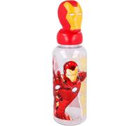 Shein Botella Reutlizable De Plástico Iron Man Con Tapón De Figurita 3d 560MlProducto Oficial ✔Entrega 24/48h en España ( Peninsula )
