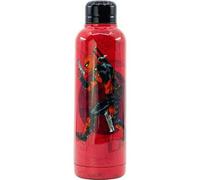 Shein Botella Termo Acero Inoxidable Deadpool Marvel 515Ml - Botella De Agua Reutilizable - Diseño Portátil Y Compacto - Tapa A Prueba De Fugas - Ideal Para