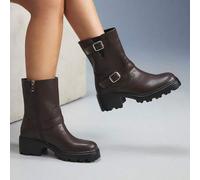 Shein Botines y botas cortas para mujer, estilo Y2K, punk, motero, atuendo de chica cool, adecuado para Halloween, Navidad, fiestas