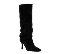 Shein Bottes Plissées à Talon Carré pour Femme : Allure Bohème et Chic Citadin