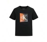 Shein Boys camiseta Black