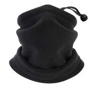 Shein Braga de cuello/máscara de esquí para hombre y mujer, bufanda suave cortavientos, para clima frío, para senderismo, ciclismo, carrera, accesorios negr