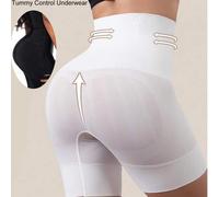 Shein Bragas de control de cintura alta, bragas moldeadoras sin costuras, cinturilla, moldeador corporal, pantalones cortos, faja reductora, levantador de c
