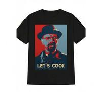 Shein Breaking Bad Heisenberg T-Shirt in soft polyester and cotton, slim fit, streetwear style, all-day comfort