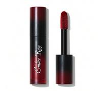 Shein Brillo Labial Nutritivo Ember Rose Immortal Love: Regalo Eterno De San ValentíN, LáPiz Labial LíQuido Rojo, Acabado De Alto Brillo, Brillo Labial Ultr
