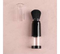 Shein Brocha de maquillaje en polvo recargable de segunda generación, brocha de rubor portátil para viajes, brocha para polvos sueltos, adecuada para profes