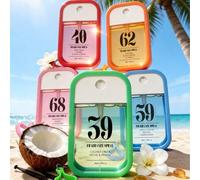 Shein Bruma perfumada de vainilla y coco, ambientador de larga duración. Colección Tropical Brasileña: Orquídea cremosa de caramelo, Ciruela jazmín vainilla