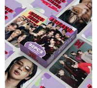 Shein BT/S 2026 Álbum ARIRANG HD Tarjeta fotográfica holográfica láser de doble cara Colección KPOP, Regalo, RM Jin J-Hope Jimin V 2026 Álbum ARIRANG HD Tar