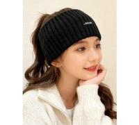 Shein Bufanda de punto con renos navideños para niñas, de estilo coreano, versátil, gruesa, cálida, protectora del cuello, de lana, para otoño/invierno