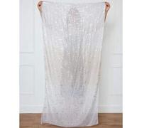 Shein Bufanda rectangular de tul ligero, en degradado de verde y azul, salpicada con toques brillantes. Elegante y luminosa, perfecta para días soleados o u