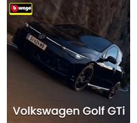 Shein Burago 1:64 Volkswagen Golf GTI Coche de juguete, Modelo de vehículo de aleación fundida, Regalo coleccionable para niños