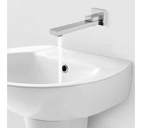 Shein Caño de bañera de pared, caño de bañera plegable, grifo de bañera giratorio 180° de pared para áreas privadas y comerciales, cocinas, baños, l