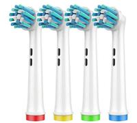 Shein Cabezales de repuesto compatibles con los cepillos de dientes eléctricos Oral B Professional Cross Action, recargas de cabezales de cepillo, series Pr