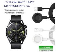 Shein Cable de carga rápida magnético compatible con Huawei Watch 3/ 4/ GT5/ GT4 /GT3 /GT2 Pro /GT Runner Honor Magic Smart Watch, cargador magnético para m