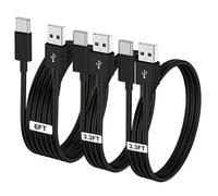 Shein Cable de carga rápida USB A a Tipo C, cable CarPlay, cable Tipo C compatible con Samsung Galaxy S25 S24 S23 S22 S21 S20 S10 A55 A54 Flip
