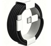 Shein Cable de carga rápida USB-C compatible con iPhone 17/16/15, cable de carga y datos de USB-C a Tipo-C (3.3/6.6/10ft trenzado de nailon) para uso en int