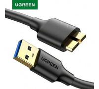 Shein Cable Micro USB 3.0 UGREEN de 2.1A para carga rápida y transferencia de datos, compatible con Note 3, S5 y discos duros