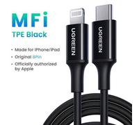 Shein Cable tipo C a Lightning de 20W compatible con iPhone XR 8 11 14 13 Pro Max, con certificación Apple MFI, entrega de energía, carga rápida, cable de d