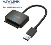 Shein Cable USB 3.0 a SATA III para unidad de disco duro, convertidor SATA a USB A de 5 Gbps, conector de unidad de disco duro externa para HDD/SSD de 2.5"/
