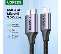 Shein Cable USB C a Micro B 3.0 UGREEN de 5 Gbps y 3A para carga rápida y sincronización, para discos duros, SSD y otros dispositivos con puerto USB Tipo C