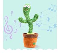 Shein Cactus parlante, baila con música de dibujos animados, puede cantar y bailar como tú. Sigue el ritmo, ¡bailemos juntos! Juguetes que funcionan con bat
