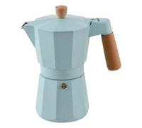 Shein Cafetera 6 tazas aluminio menorca. Cafetera de 17x10x20,5 cm. Capacidad: 6 tazas. Material: aluminio. Apta para todos los tipos de fuego menos inducci