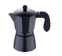 Shein Cafetera 6t alu florencia black. fabricada en aluminio en mate y de color negro, con asa y pomo de goma revestida con tacto suave. Envío gratis en 24/