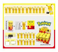 Shein [Caja ciega] Caja sorpresa de la serie Ángel Pikachu - Juego de pegatinas hechas a mano, decoración de teléfono móvil, regalo de Halloween, Navidad y