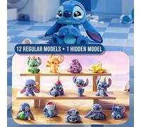 Shein Caja ciega coleccionable de la serie de pequeñas emociones de Stitch de Disney POP MART, 12 diseños únicos de emociones que incluyen la versión secret