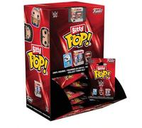Shein Caja ciega de figuras de vinilo en miniatura Funko Bitty Pop WWE, coleccionable, misterio, estuche de exhibición diminuto, estantería apilable, regalo